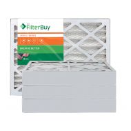 FilterBuy AFB Bronze MERV 6 16x25x4 Pleated AC Furnace Air Filter. Pack of 4 Filters. 100% produced in the USA.