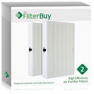 2 - FilterBuy Honeywell R Filters, HRF-R3 HEPA Replacement Filters. Designed by FilterBuy to fit Honeywell HPA-090 Series, HPA-100 Series, HPA200 Series & HPA300 Series Air Cleanin