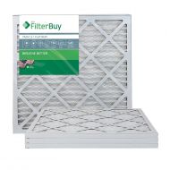 FilterBuy 20x20x1 MERV 13 Pleated AC Furnace Air Filter, (Pack of 4 Filters), 20x20x1  Platinum