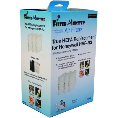  Bundle of Two Honeywell Filter R True HEPA Replacement Filter 3 Packs, HRF-R3