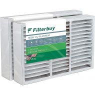 Filterbuy 16x25x5 Air Filter MERV 13 (2-Pack), Pleated Replacement HVAC AC Furnace Filters for Amana, BDP, Coleman, Electro-Air, Five Seasons, Gibson, Goodman, Nordyne, Totaline, a