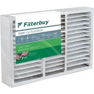 Filterbuy 16x20x5 / 16x22x5 Air Filter MERV 13, Pleated Replacement HVAC AC Furnace Filter for Amana, Coleman, Electro-Air, Five Seasons, Goodman, Totaline, and York (Actual Size:
