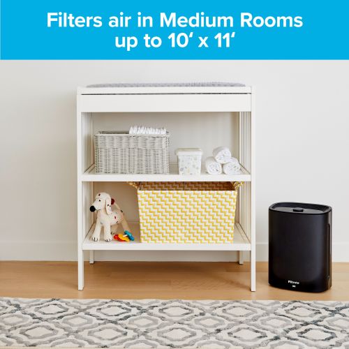  Filtrete by 3M Room Air Purifier, Console, Small Room, Black, FAP-C01-F1
