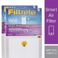 Filtrete Smart Filter 16 x 20 x 1 MPR 1500 Allergen, Bacteria & Virus AC Furnace Air Filter enabled with Amazon Dash Replenishment, 2-Pack