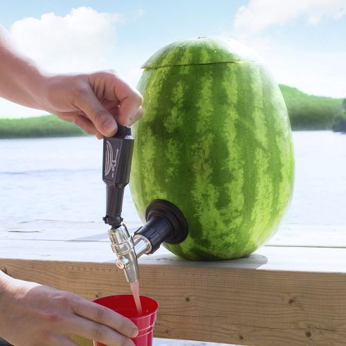  Final Touch Watermelon Keg Deluxe Tapping Kit with 2-in-1 Coring Tool with Scoop