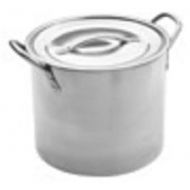 FinalCut 06182 16 Quart Brushed Stainless Steel Stock Pot