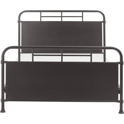  Finch FUBD20007A Industrial Queen Bed Black