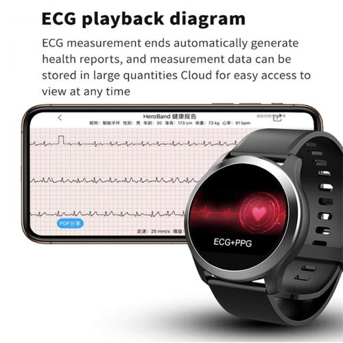  Findtime Smart Watch Pedometer Heart Rate Monitor ECG Sleep Monitor Waterproof Blood Pressure Fitness Tracker Wristwatch Men Women