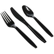 Fineline settings Fineline Settings 96-Piece Extra Heavy Cutlery Combo, Black