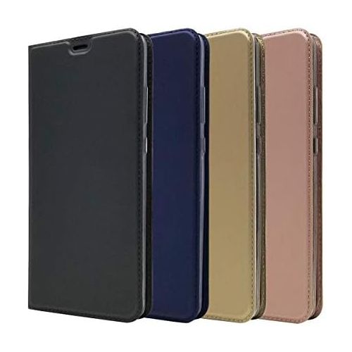  Finemoco Huelle fuer Huawei Mate 20 Handyhuelle Premium PU Leder Handy Folie Case Slim Schutzhuelle fuer Huawei Mate 20 Flip Cover Silikon TPU Bumper Handytasche Magnetic Brieftasche Kl