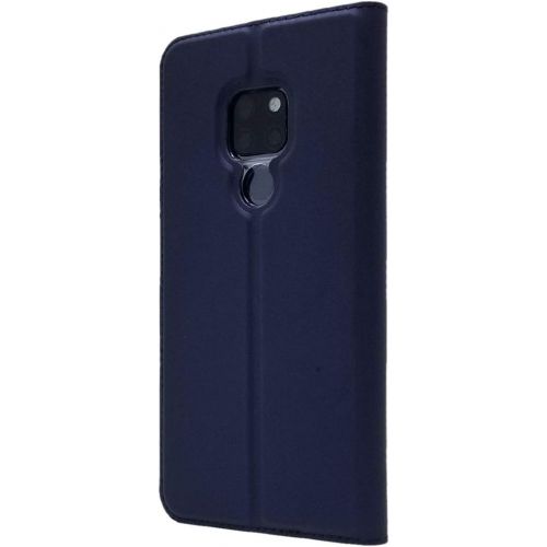  Finemoco Huelle fuer Huawei Mate 20 Handyhuelle Premium PU Leder Handy Folie Case Slim Schutzhuelle fuer Huawei Mate 20 Flip Cover Silikon TPU Bumper Handytasche Magnetic Brieftasche Kl