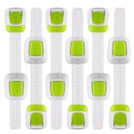 Finer Homes 6-pack Child/Baby Safety Locks - Secure long lasting stick-ons - For Cabinets, Drawers, Fridges, Toilet...