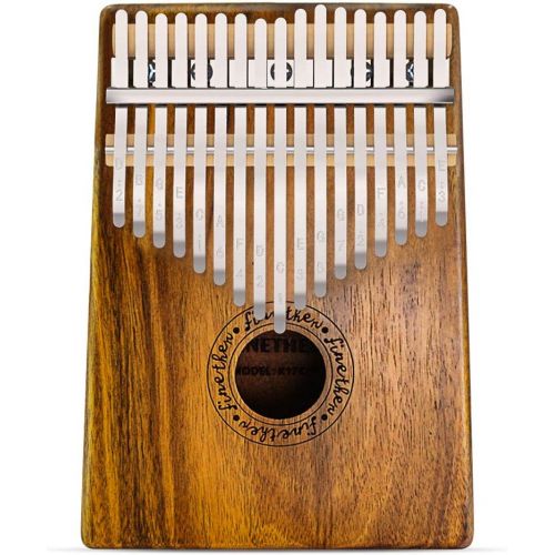  [아마존베스트]Finether Kalimba 17 Key Mbira Finger Piano Thumb Piano Koa Wood Body with Tuning Tool and Carry Bag