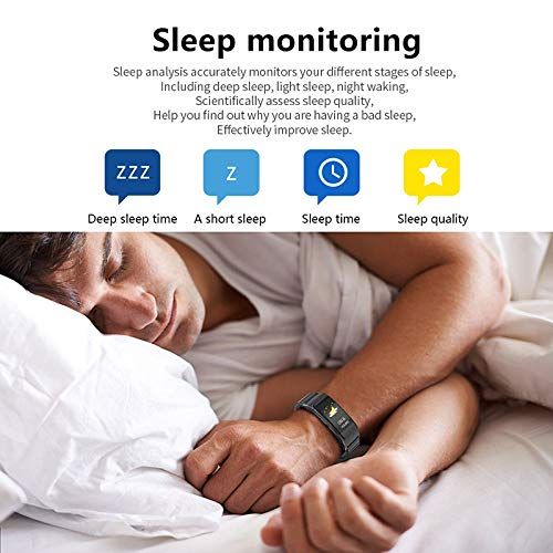  Finetoknow Activity Trackers, Fitness Tracking Smart Watch Heart Rate Monitor Bluetooth Wireless Sports Smart Bracelet