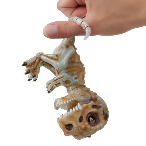  Fingerlings Untamed  Bonehead Skeleton T-Rex  Doom (Ash)  By WowWee