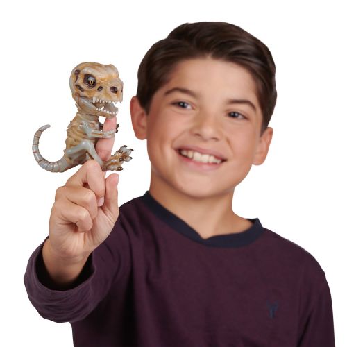  Fingerlings Untamed  Bonehead Skeleton T-Rex  Doom (Ash)  By WowWee