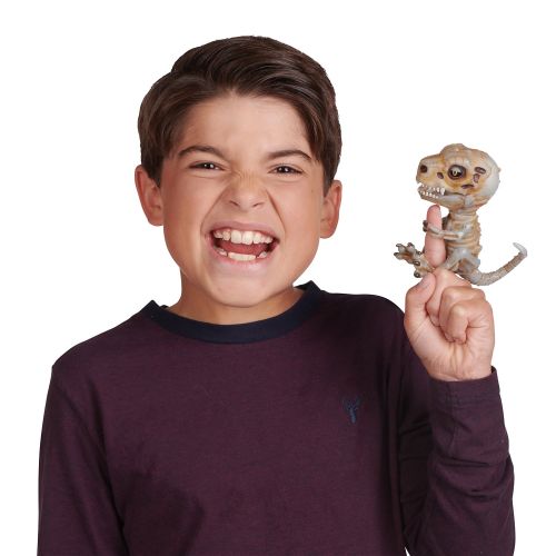  Fingerlings Untamed  Bonehead Skeleton T-Rex  Doom (Ash)  By WowWee