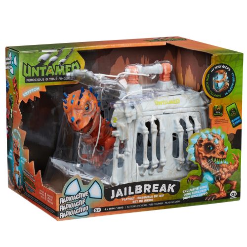  Fingerlings untamed - jailbreak playset with exclusive t-rex infrared