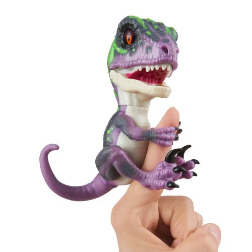  Untamed Raptor by Fingerlings - Razor (Purple) - Interactive Collectible Dinosaur - By WowWee