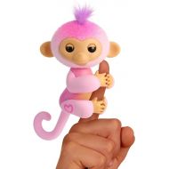 2023 New Interactive Baby Monkey Reacts to Touch - 70+ Sounds & Reactions - Harmony (Pink)