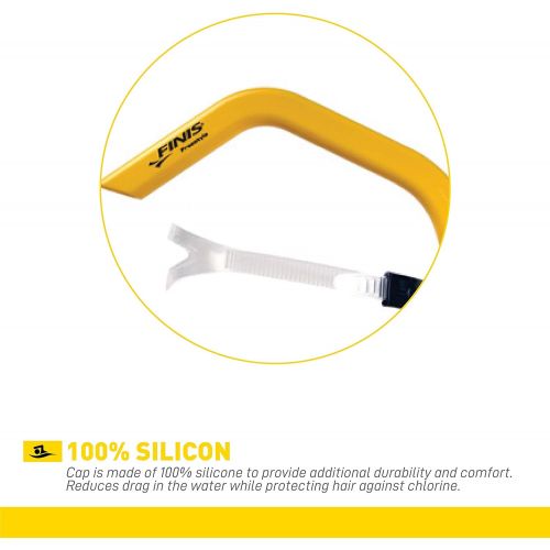  Finis Herren Freistilschnorchel Freestyle Snorkel, Yellow, one Size