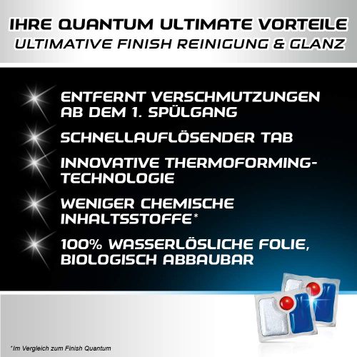  [아마존 핫딜]  [아마존핫딜]Finish Quantum Ultimate Gigapack Spuelmaschinentabs, Regular, 140 Tabs