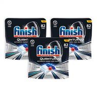 Finish Quantum 82ct, Dishwasher Detergent Tablets, Ultimate Clean & Shine (Pack of 3)