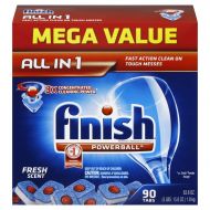 Finish Powerball Tabs Dishwasher Detergent Tablets, Fresh Scent, 270 Count Pack (ndpk77)