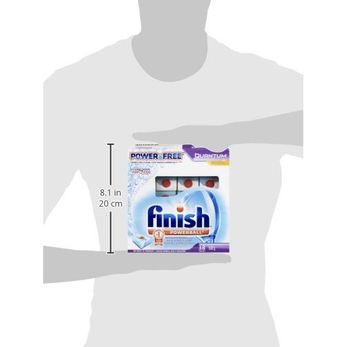  Finish Quantum Dishwasher Detergent, Power and Free, 38 Count