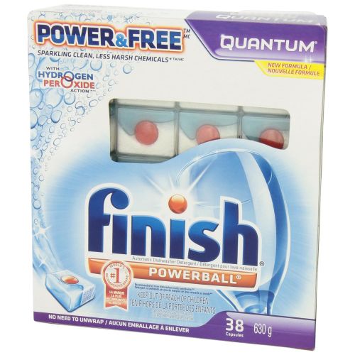  Finish Quantum Dishwasher Detergent, Power and Free, 38 Count