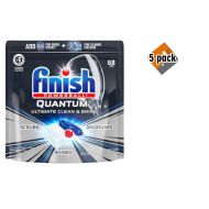 Finish - Quantum - 68ct - Dishwasher Detergent - Powerball - Ultimate Clean & Shine - Dishwashing Tablets - Dish Tabs, 5 Pack