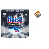 Finish - Quantum - 68ct - Dishwasher Detergent - Powerball - Ultimate Clean & Shine - Dishwashing Tablets -...