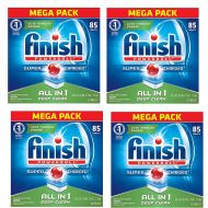 Finish Powerball All In 1 Automatic Dishwasher Detergent Tabs Fresh Scent JPGuIt, 4Pack (85-Count)