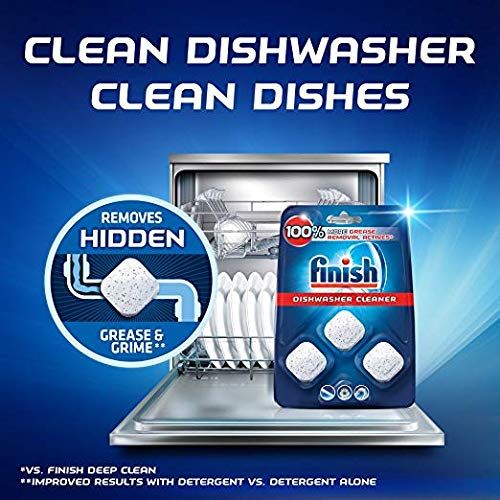  Finish In-Wash Dishwasher Cleaner: Clean Hidden Grease & Grime, 3ct - 3 Pack