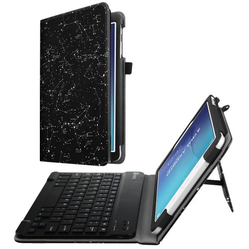  Fintie Case for Samsung Galaxy Tab E 9.6 Tablet - Smart Slim Shell Cover with Removable Bluetooth Keyboard, Black