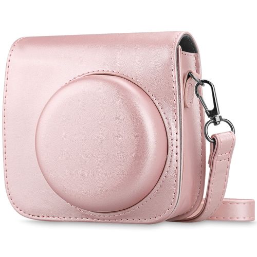  Fintie Protective Case for Fujifilm Instax Mini 8 Mini 8+ Mini 9 Instant Camera - Vegan Leather Bag Cover with Strap