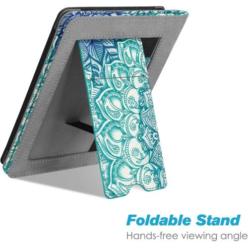  [아마존베스트]Fintie Stand Case for Kindle Paperwhite (Fits All-New 10th Generation 2018 / All Paperwhite Generations) - Premium PU Leather Protective Sleeve Cover with Card Slot and Hand Strap,