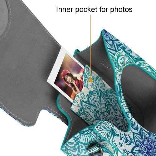  Fintie Bundle: Case for Fujifilm Instax Mini 8 Mini 8+ Mini 9 Instant Camera + Wallet Photo Album for Fujifilm Instax 3-Inch Film,108 Pockets Snap Fastener Album for Fujifilm Mini