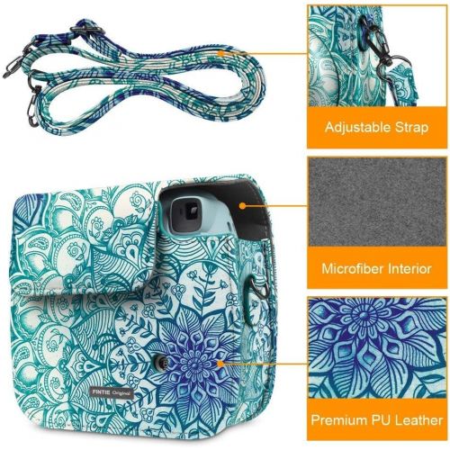  Fintie Bundle: Case for Fujifilm Instax Mini 8 Mini 8+ Mini 9 Instant Camera + Wallet Photo Album for Fujifilm Instax 3-Inch Film,108 Pockets Snap Fastener Album for Fujifilm Mini