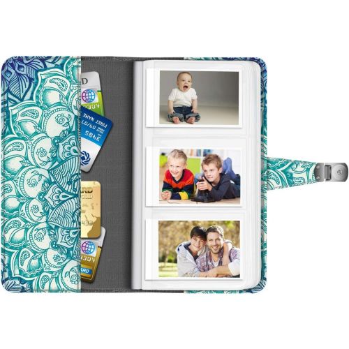  Fintie Bundle: Case for Fujifilm Instax Mini 8 Mini 8+ Mini 9 Instant Camera + Wallet Photo Album for Fujifilm Instax 3-Inch Film,108 Pockets Snap Fastener Album for Fujifilm Mini