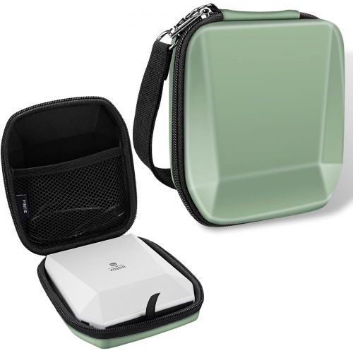  Fintie Protective Case for Fujifilm Instax SP-3 Mobile Printer - Shockproof Hard Shell Carrying Case with Inner Pocket/Removable Strap, Sage Green