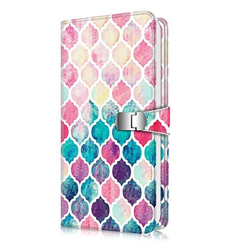  Fintie Wallet Photo Album for 3-Inch Film- 108 Pockets Snap Fastener Album for Fujifilm Instax Mini 11/Mini 9/Mini Link Printer, Canon Ivy CLIQ, Polaroid, KODAK Instant Print Camer