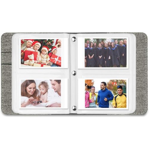  Fintie Mini Photo Album for 3-Inch Film - 104 Pockets Album for Fujifilm Instax Mini 11/Mini 40/Mini Link Printer/Mini LiPlay, Canon Ivy CLIQ, Polaroid, Kodak Instant Print Camera,