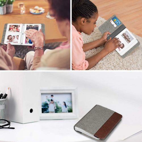  Fintie Mini Photo Album for 3-Inch Film - 104 Pockets Album for Fujifilm Instax Mini 11/Mini 40/Mini Link Printer/Mini LiPlay, Canon Ivy CLIQ, Polaroid, Kodak Instant Print Camera,