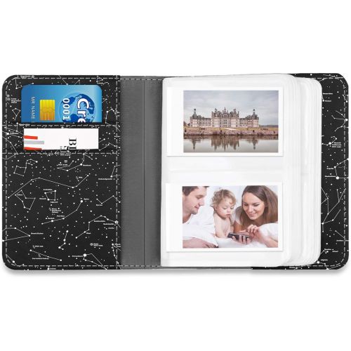  Fintie Mini Photo Album for 3-Inch Film - 104 Pockets Album for Fujifilm Instax Mini 11/Mini 40/Mini Link Printer/Mini LiPlay, Canon Ivy CLIQ, Polaroid, Kodak Instant Print Camera,