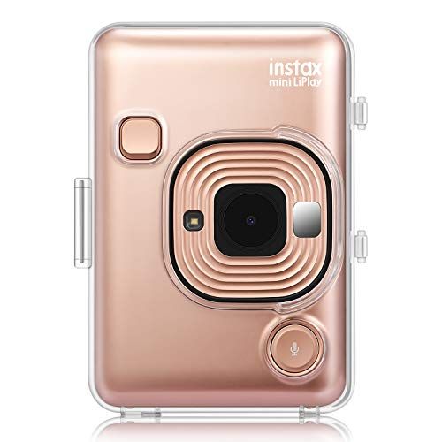  Fintie Protective Clear Case for Fujifilm Instax Mini Liplay Hybrid Instant Film Camera- Crystal Hard Cover with Precise Cutout