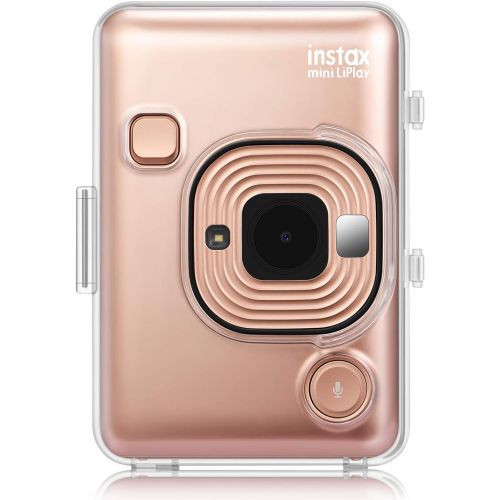  Fintie Protective Clear Case for Fujifilm Instax Mini Liplay Hybrid Instant Film Camera- Crystal Hard Cover with Precise Cutout