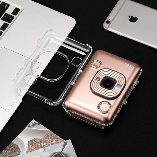  Fintie Protective Clear Case for Fujifilm Instax Mini Liplay Hybrid Instant Film Camera- Crystal Hard Cover with Precise Cutout