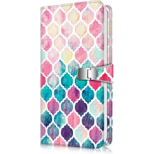  Fintie Wallet Photo Album for 3-Inch Film- 108 Pockets Snap Fastener Album for Fujifilm Instax Mini 11/Mini 9/Mini Link Printer, Canon Ivy CLIQ, Polaroid, KODAK Instant Print Camer