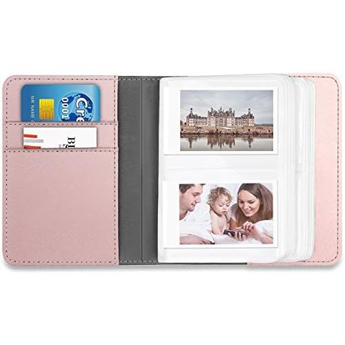  Fintie Mini Photo Album for 3-Inch Film - 104 Pockets Album for Fujifilm Instax Mini 11/Mini 40/Mini EVO/LiPlay/Mini Link Printer, Canon Ivy CLIQ, Polaroid, Kodak Instant Print Cam